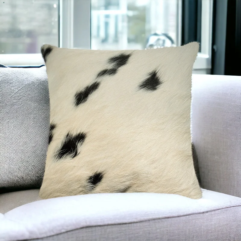 Lumbar Support Pillows for Car Seats18" Black and White Cowhide Throw Pillow
