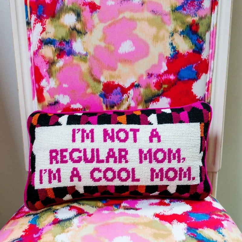 Adjustable Pillows for Customized ComfortCool Mom Needlepoint Pillow