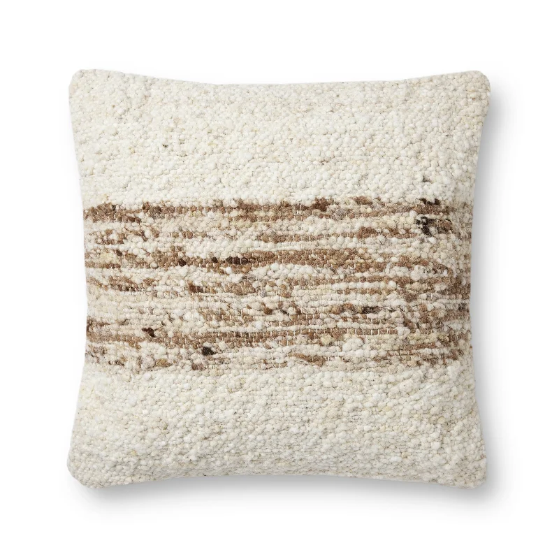 Velvet Pillows for a Touch of EleganceMarie Pillow Ivory/Camel (Set of 2)