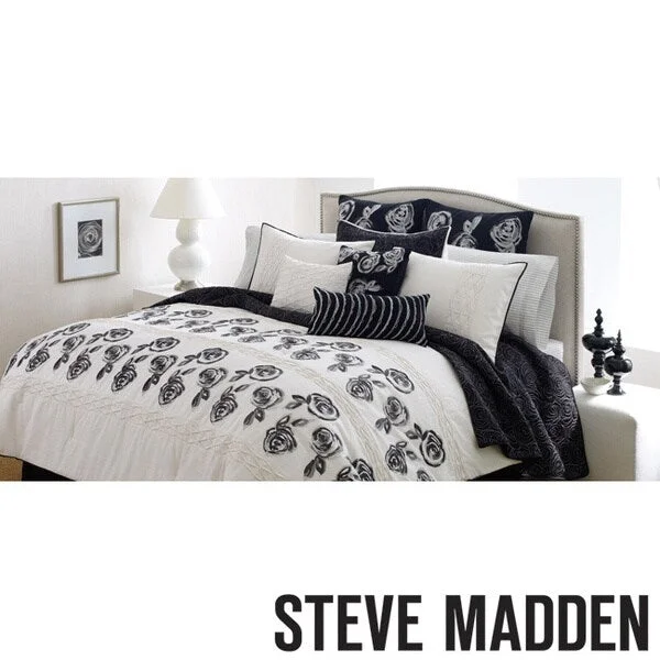 Wool - filled comforters with natural moisture - wicking and temperature - regulating featuresSteve Madden Camille 4-piece Comforter Set