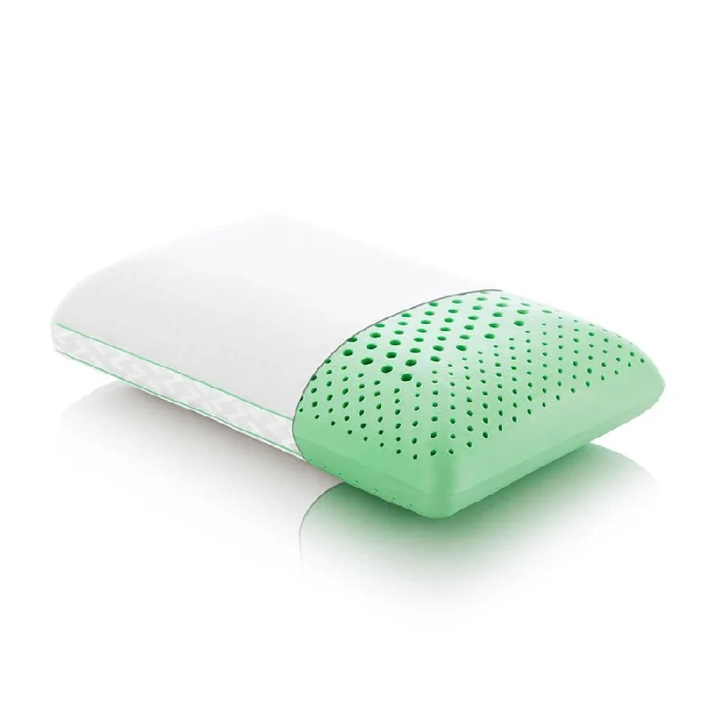 Firm Pillows for Side SleepersMalouf Zoned Dough™ Pillow Peppermint