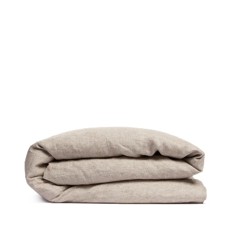 Linen duvet cover clay