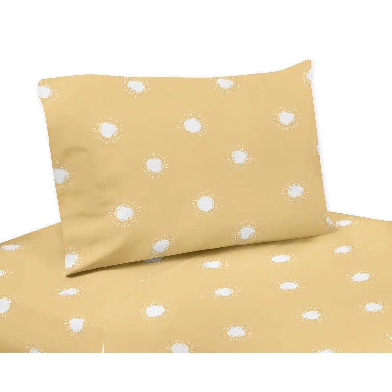 Sweet Jojo Designs Yellow Boho Sun Boy Girl Gender Neutral 3p Twin Sheet Set White Bohemian Celestial Sunshine Outdoors Nature Sweet Jojo Designs Yellow Boho Sun Boy Girl Gender Neutral 3p Twin Sheet Set White Bohemian Celestial Sunshine Outdoors Nature