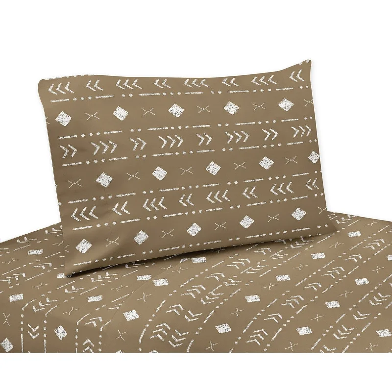 Sweet Jojo Designs Brown Tribal Mudcloth Boy Girl Gender Neutral 3p Twin Sheet Set Woodland Bohemian Southwest Geometric Arrow Sweet Jojo Designs Brown Tribal Mudcloth Boy Girl Gender Neutral 3p Twin Sheet Set Woodland Bohemian Southwest Geometric Arrow