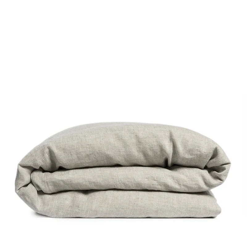 Linen duvet cover flax