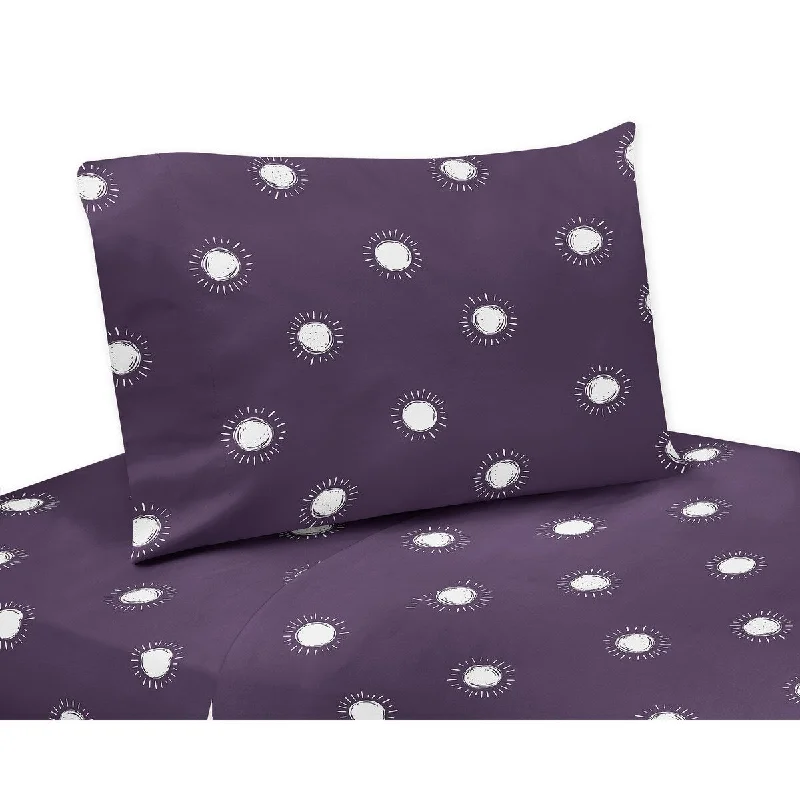 Sweet Jojo Designs Purple Boho Sun Boy Girl Gender Neutral 3p Twin Sheet Set Bohemian Celestial Desert Sunshine Outdoors Nature Sweet Jojo Designs Purple Boho Sun Boy Girl Gender Neutral 3p Twin Sheet Set Bohemian Celestial Desert Sunshine Outdoors Nature