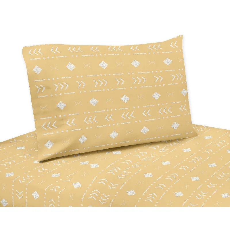 Sweet Jojo Designs Yellow Tribal Mudcloth Boy Girl Gender Neutral 3p Twin Sheet Set Woodland Bohemian Southwest Geometric Arrow Sweet Jojo Designs Yellow Tribal Mudcloth Boy Girl Gender Neutral 3p Twin Sheet Set Woodland Bohemian Southwest Geometric Arrow