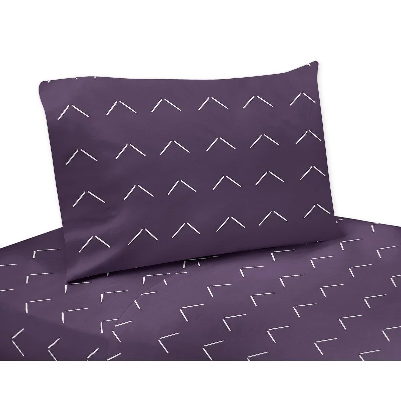 Sweet Jojo Designs Purple Boho Arrow Boy Girl Gender Neutral 3p Twin Sheet Set Plum White Bohemian Southwest Geometric Woodland Sweet Jojo Designs Purple Boho Arrow Boy Girl Gender Neutral 3p Twin Sheet Set Plum White Bohemian Southwest Geometric Woodland