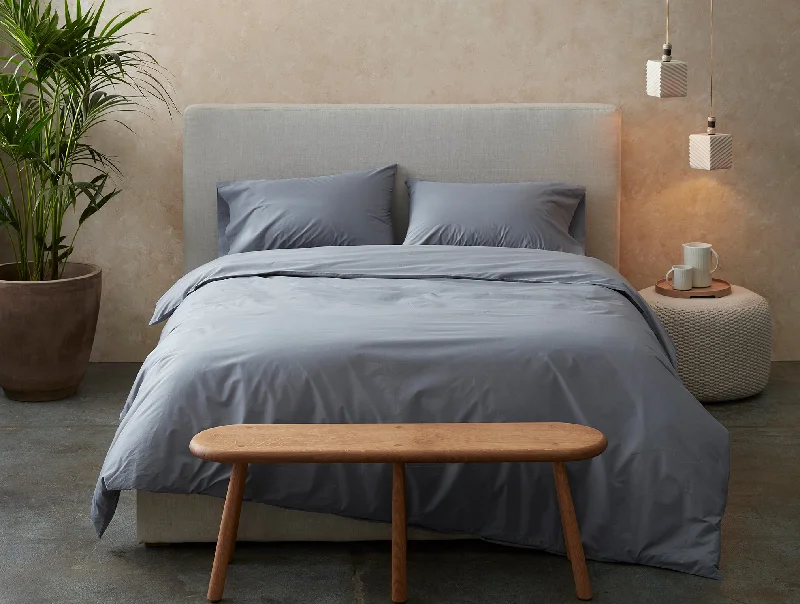 Refined Organic Percale Duvet Cover