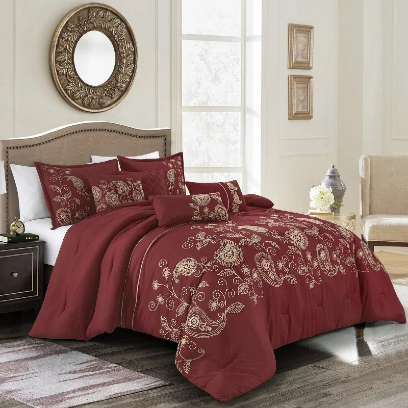Jlva Luxury 7 Piece Comforter set