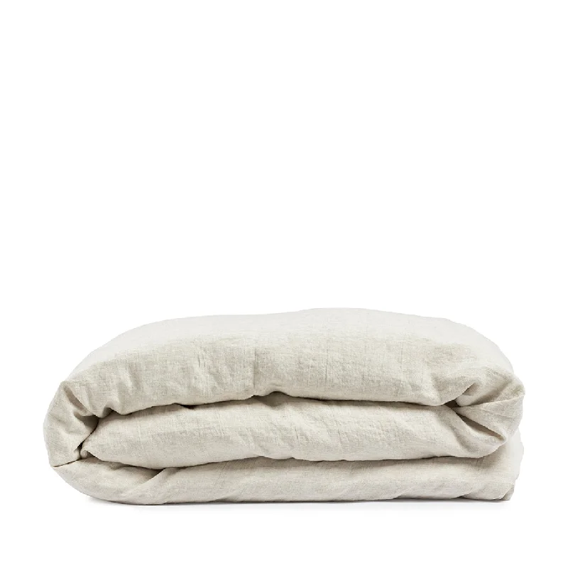 Linen duvet cover sea shell