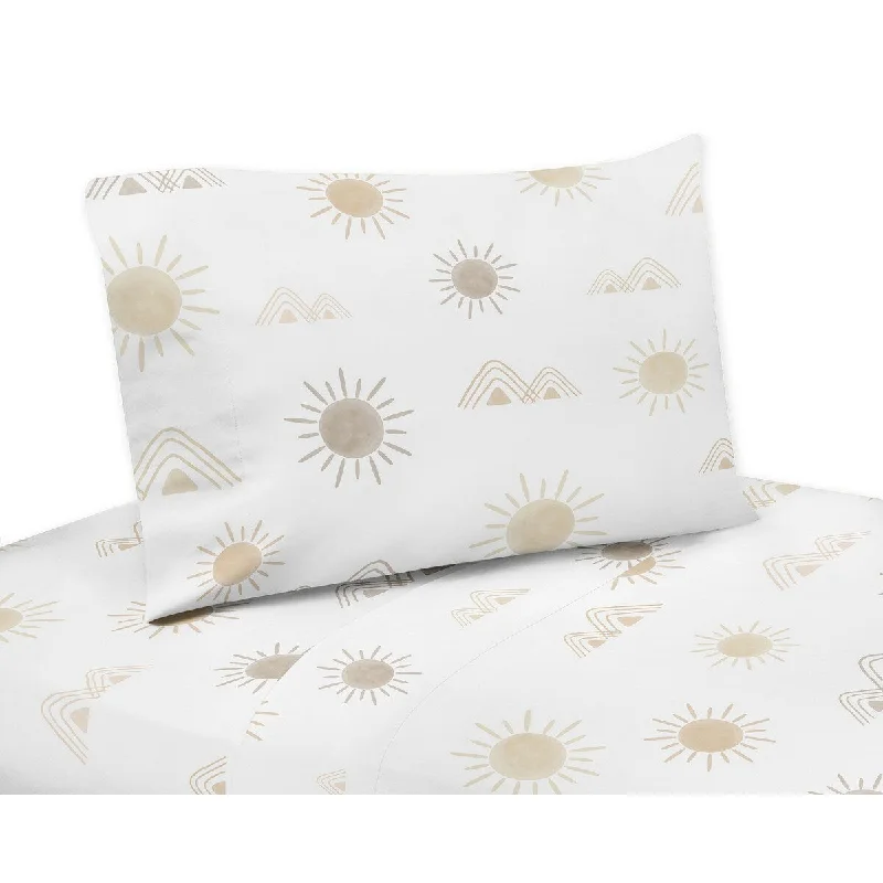 Boho Desert Sun Taupe 4pc Queen Sheet Set Neutral Tan Beige Ivory Gold Cream Off White Bohemian Mountain Geometric Sunshine Girl Boho Desert Sun Taupe 4pc Queen Sheet Set Neutral Tan Beige Ivory Gold Cream Off White Bohemian Mountain Geometric Sunshine Girl