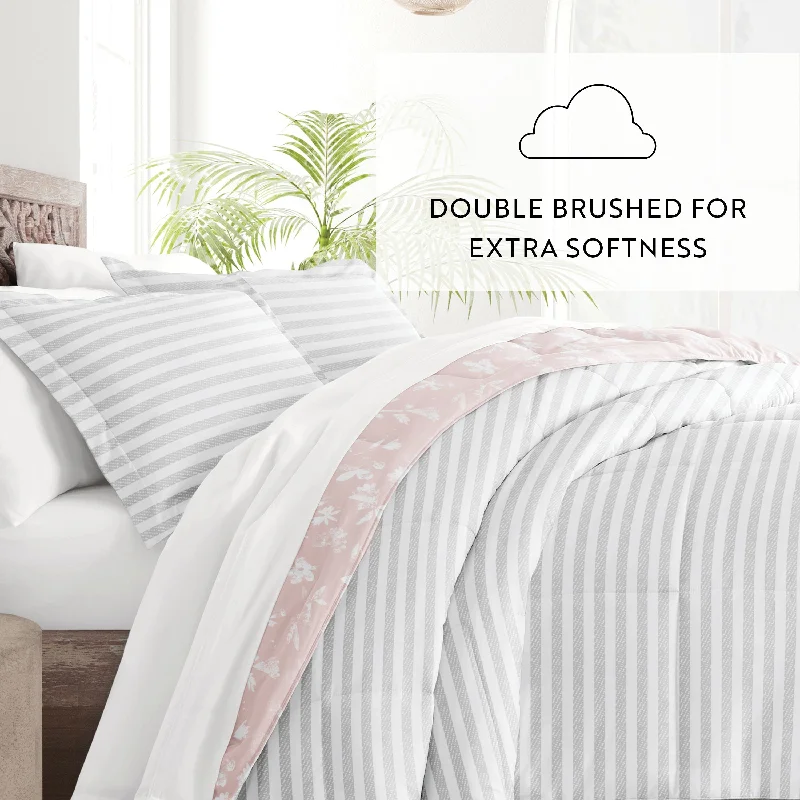 Becky Cameron Premium Pressed Flowers Reversible Comforter Set