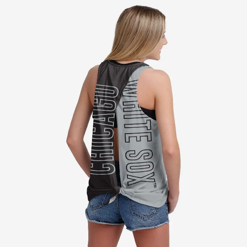 Chicago White Sox Womens Tie-Breaker Sleeveless Top