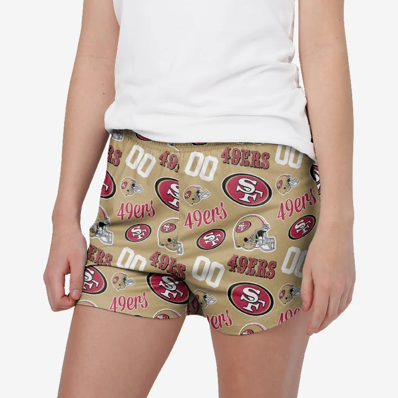 San Francisco 49ers Womens Gameday Ready Lounge Shorts