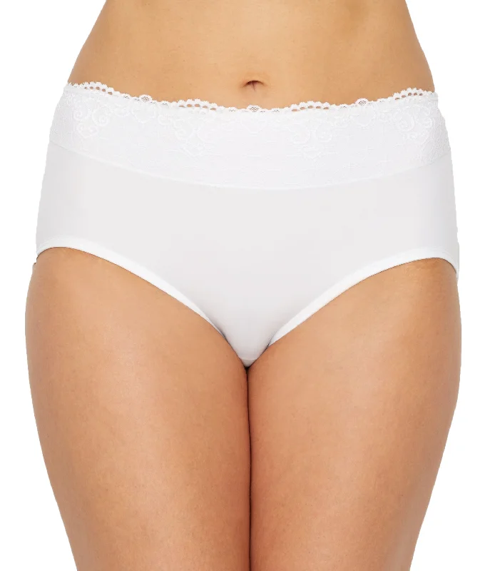 Bali Women's Smooth Passion For Comfort Lace Brief