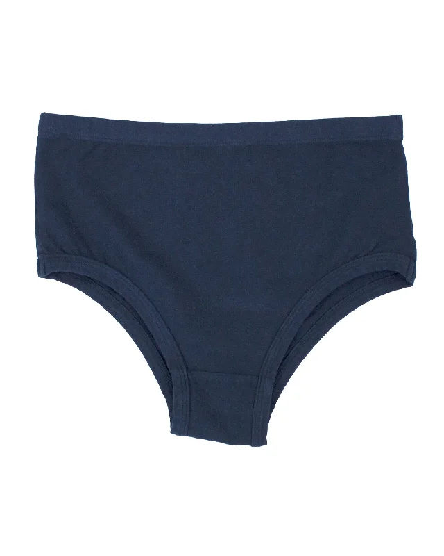 High Waist Brief – Navy