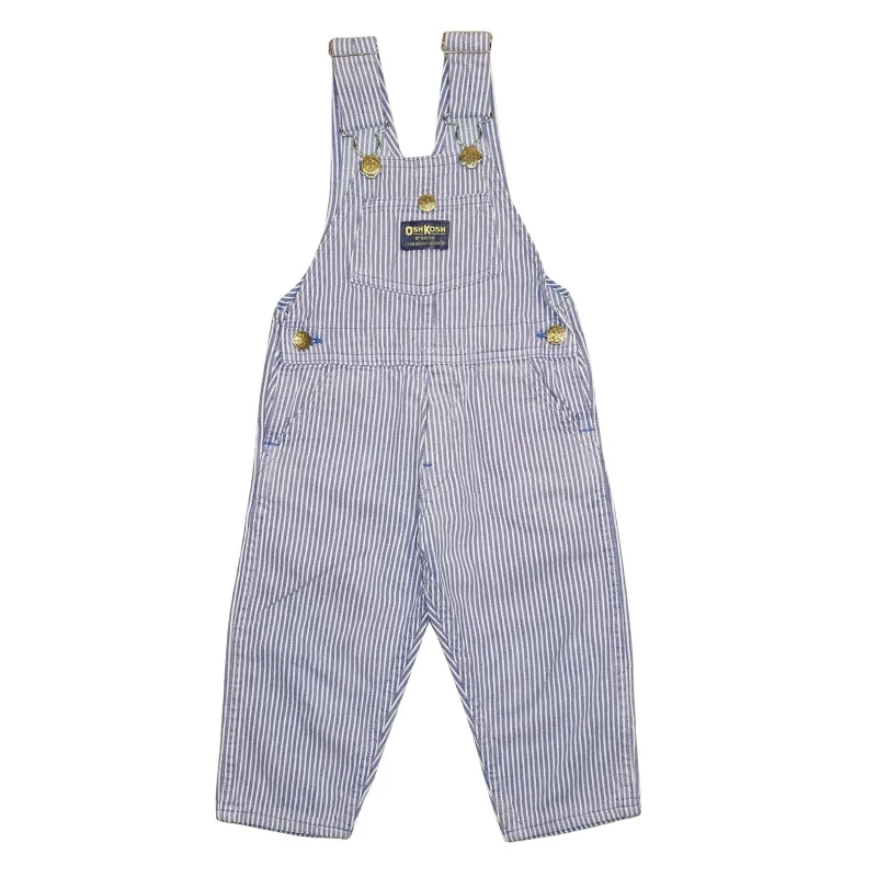 Vintage Oshkosh Lilac Striped Overalls 2T