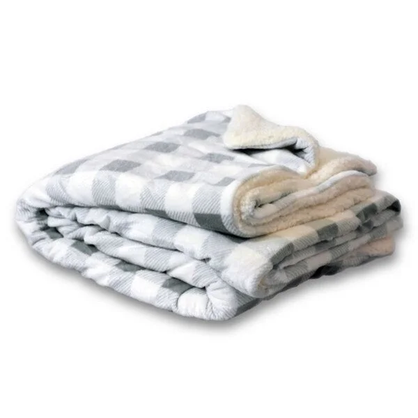 Cotton blankets for breathability and a lightweight feel50x60 Gray Buffalo Plaid Micro Plush Velvet Sherpa Blanket Cotton blankets for breathability and a lightweight feel50x60 Gray Buffalo Plaid Micro Plush Velvet Sherpa Blanket