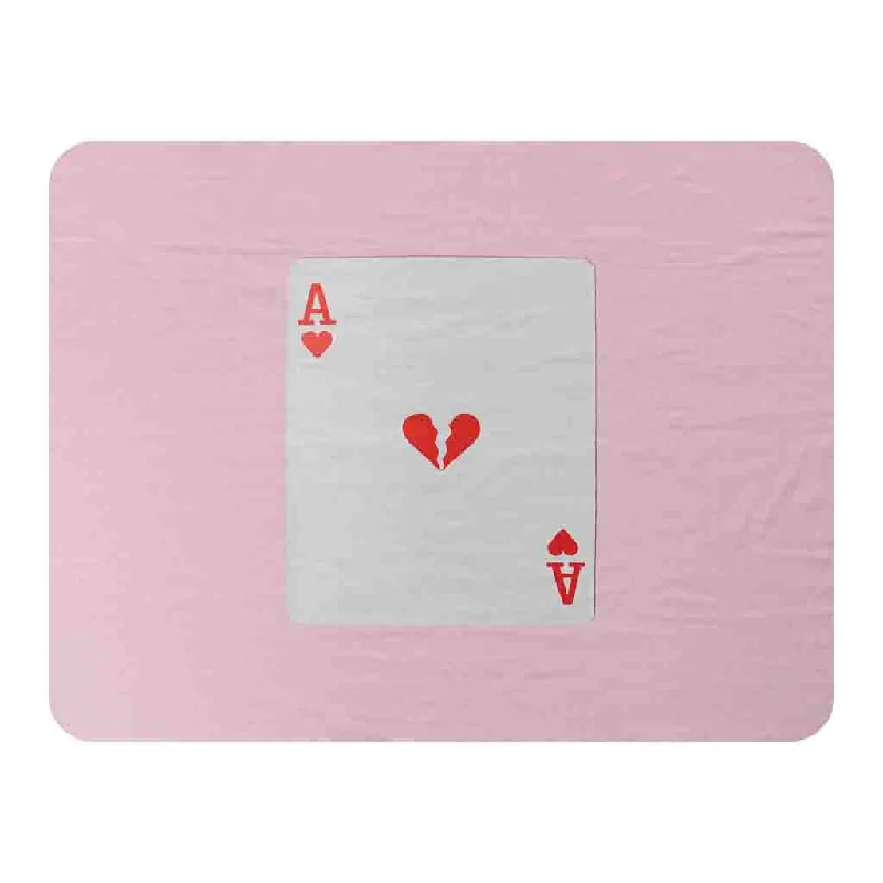 Wool blankets with natural warmth and insulationAce Of Broken Hearts Blanket