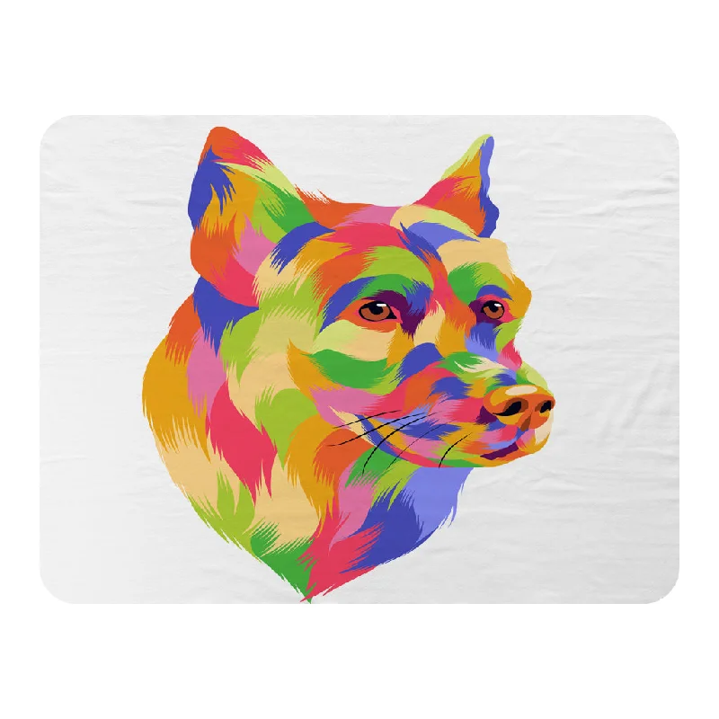 Chenille blankets with a thick and fuzzy textureAmazing Illustration Dog Pop Art (Blanket) Chenille blankets with a thick and fuzzy textureAmazing Illustration Dog Pop Art (Blanket)