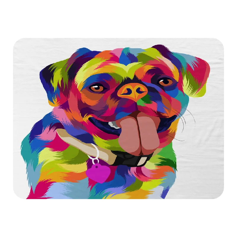 Bamboo fiber blankets with natural antibacterial propertiesAmazing Illustration Pop Art Dog (Blanket) Bamboo fiber blankets with natural antibacterial propertiesAmazing Illustration Pop Art Dog (Blanket)