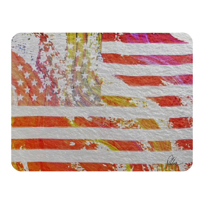 Acrylic blankets for a soft and affordable alternativeAmerican Flag Flare (Blanket)