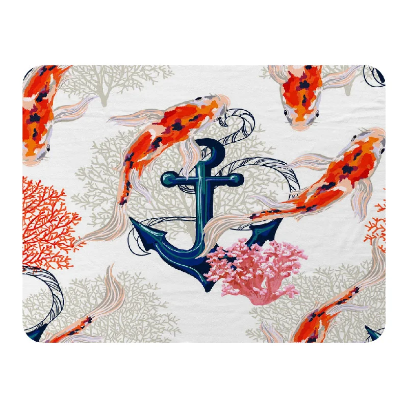 Microfiber blankets that are durable and easy to care forAnchor & Fish (Blanket)