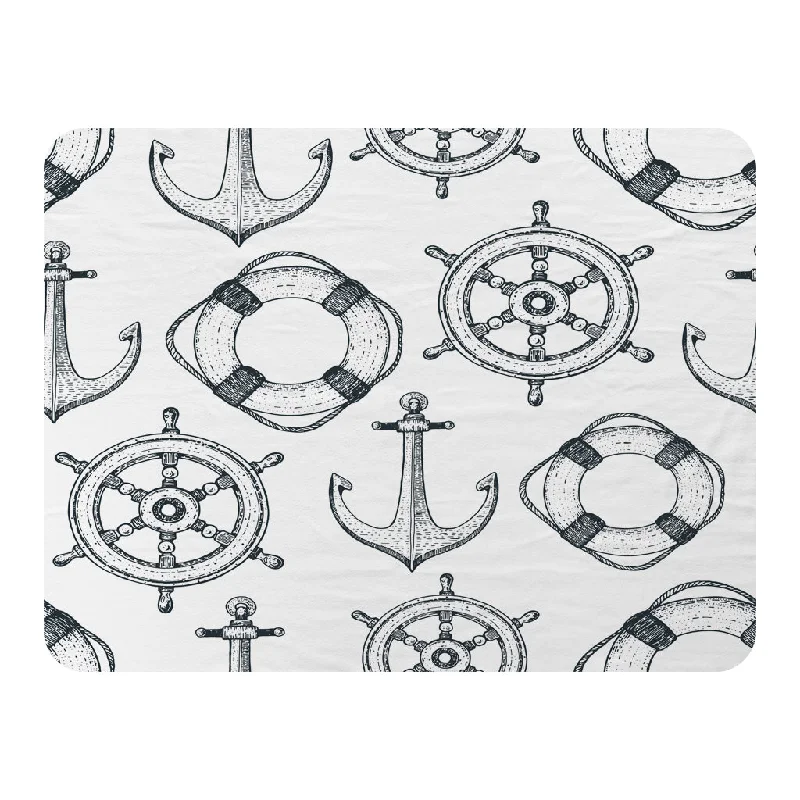 Synthetic fiber blend blankets for a budget - friendly choiceAnchor & Wheel (Blanket)