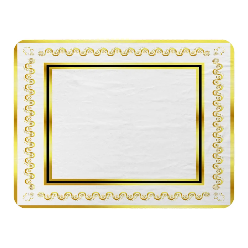 Rayon from bamboo blankets for a silky and breathable feelAncient Egyptian Gold Border (Blanket) Rayon from bamboo blankets for a silky and breathable feelAncient Egyptian Gold Border (Blanket)
