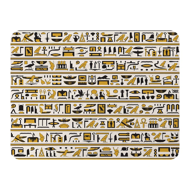 Cotton blankets for breathability and a lightweight feelAncient Egyptian Hieroglyphs (Blanket)