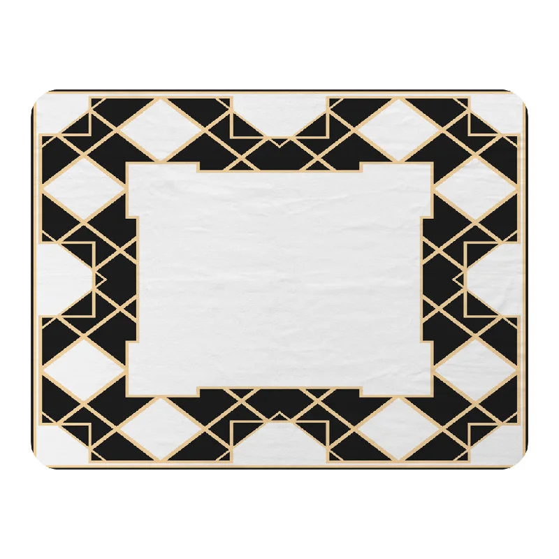 Acrylic blankets for a soft and affordable alternativeArt Dco Diamond Border (Blanket)