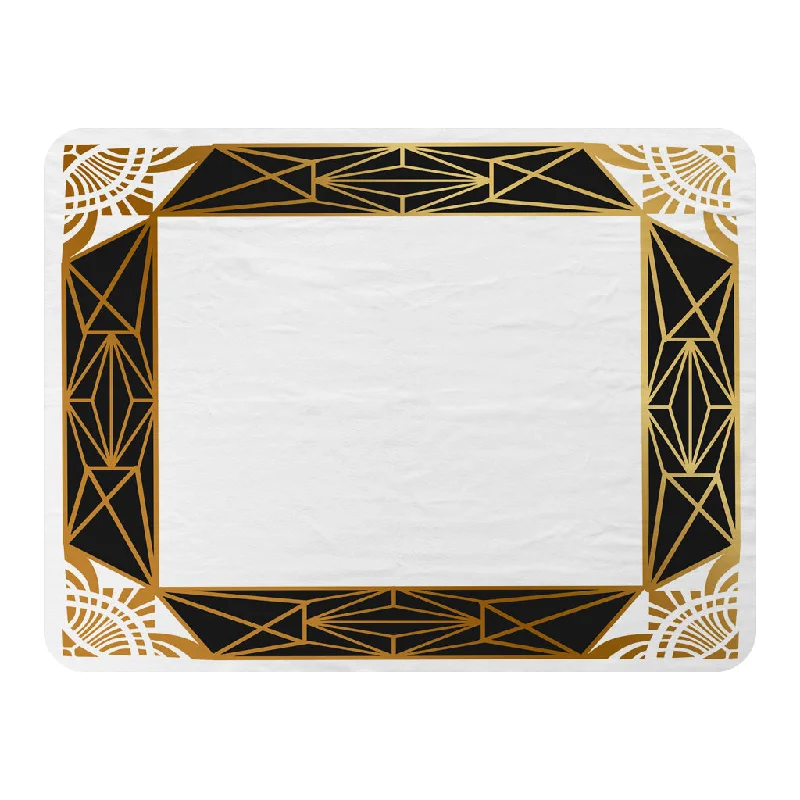 Acrylic blankets for a soft and affordable alternativeArt Deco Border (Blanket)