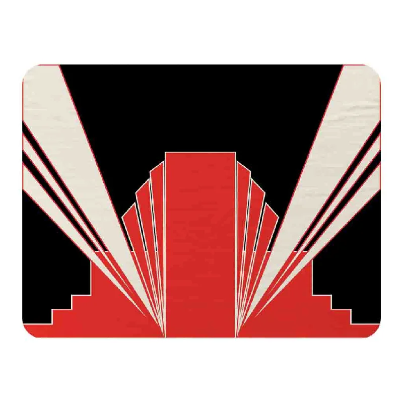 Queen - size blankets for standard - sized bedsArt Deco Building (Blanket)