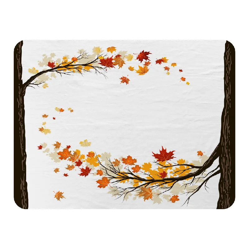 Silk blankets with a smooth and elegant touchAutumn Trees (Blanket)