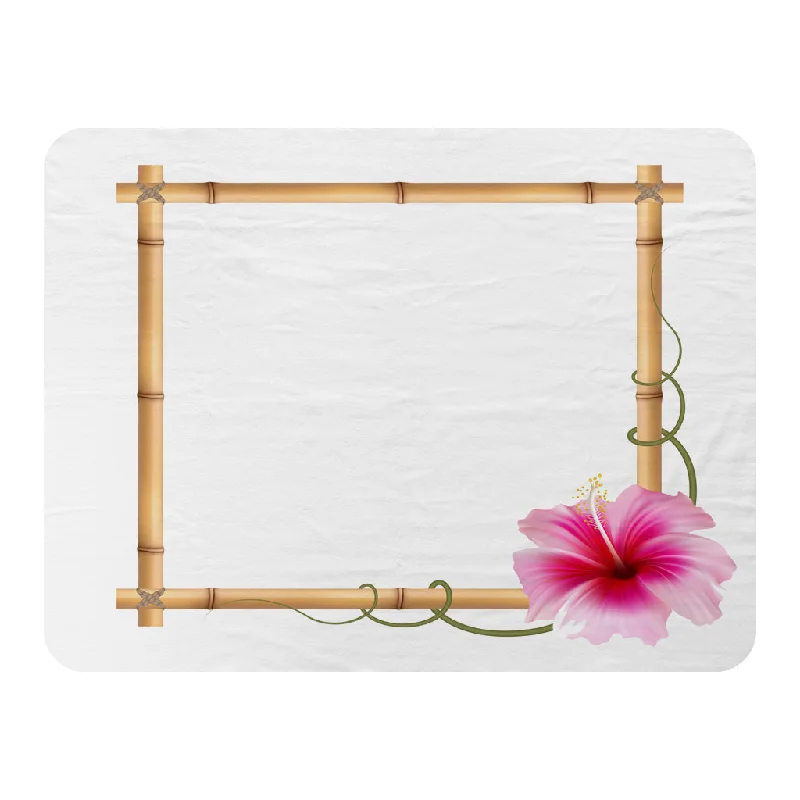 Fleece blankets for a cozy and plush textureBamboo Border (Blanket)