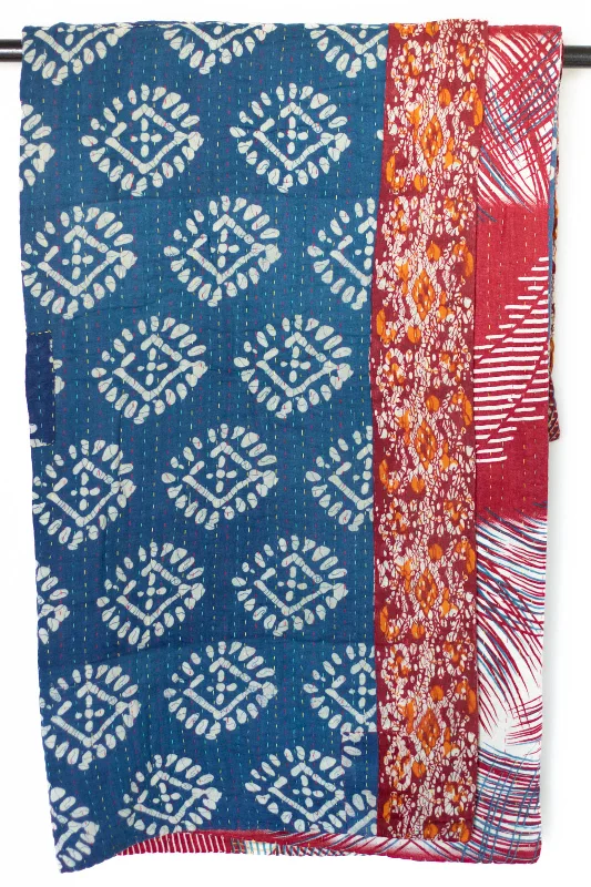 Queen - size blankets for standard - sized bedsChampion No. 5 Large Kantha Throw