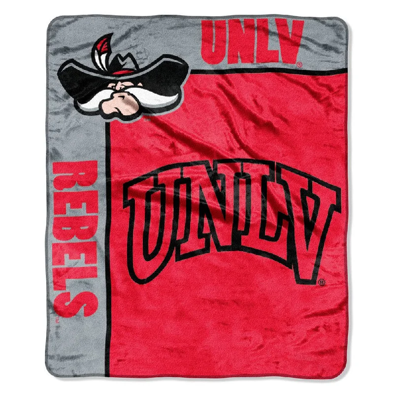 Rayon from bamboo blankets for a silky and breathable feelCOL 703 UNLV School Spirit Raschel Throw Rayon from bamboo blankets for a silky and breathable feelCOL 703 UNLV School Spirit Raschel Throw
