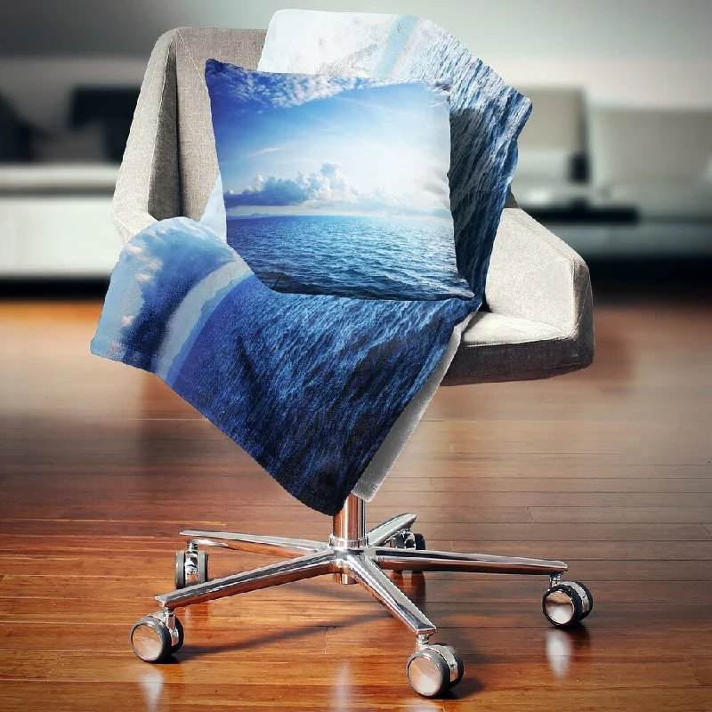 Microfiber blankets that are durable and easy to care forDesignart 'Blue Caribbean Sea and Perfect Blue Sky' Seascape Throw Blanket Microfiber blankets that are durable and easy to care forDesignart 'Blue Caribbean Sea and Perfect Blue Sky' Seascape Throw Blanket