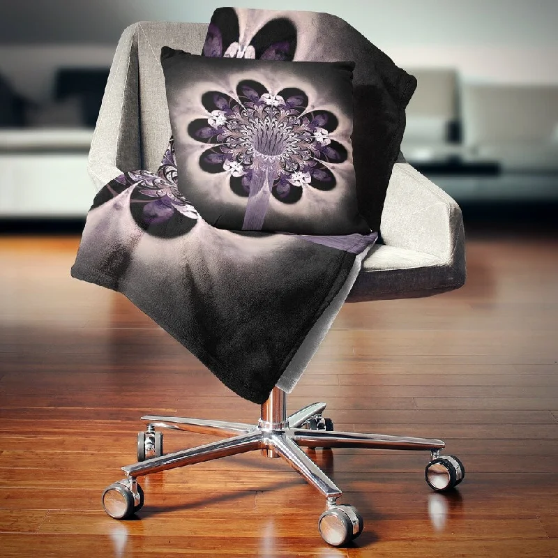 Linen blankets with a rustic and textured lookDesignart 'Bright Yellow Digital Art Fractal Flower' Floral Throw Blanket Linen blankets with a rustic and textured lookDesignart 'Bright Yellow Digital Art Fractal Flower' Floral Throw Blanket