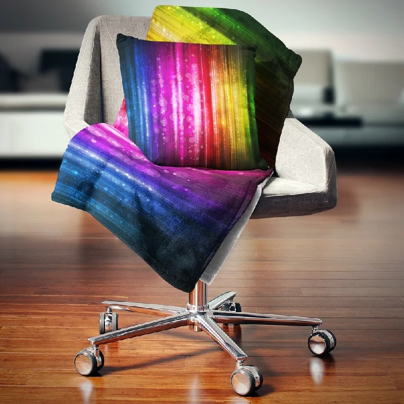 Silk blankets with a smooth and elegant touchDesignart 'Glowing Background' Abstract Throw Blanket Silk blankets with a smooth and elegant touchDesignart 'Glowing Background' Abstract Throw Blanket