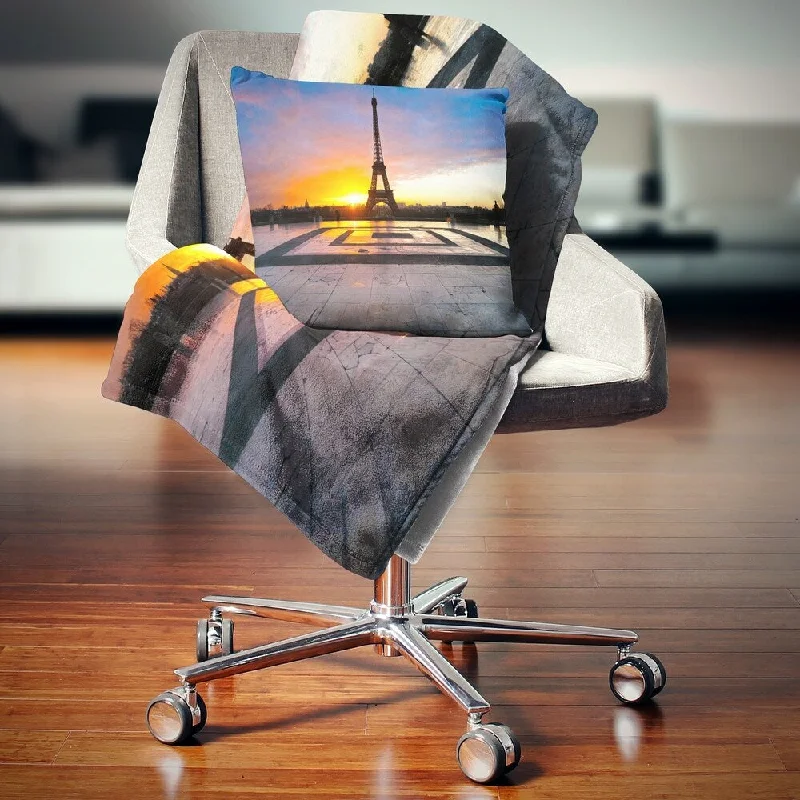 Cashmere blankets for ultimate softness and luxuryDesignart 'Paris Eiffel Towerat Beautiful Sunrise' Landscape Photography Throw Blanket Cashmere blankets for ultimate softness and luxuryDesignart 'Paris Eiffel Towerat Beautiful Sunrise' Landscape Photography Throw Blanket