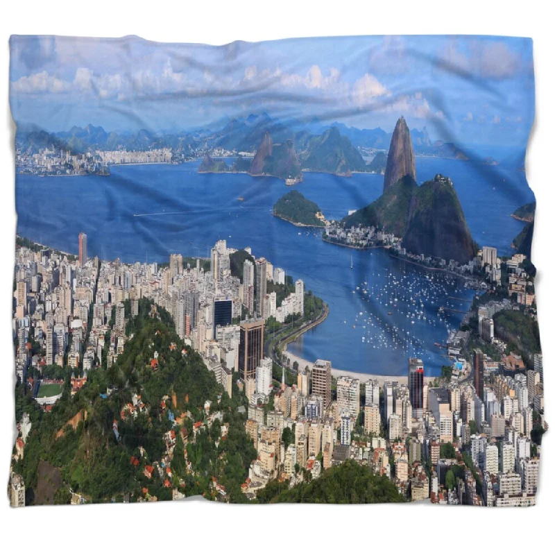 Cashmere blankets for ultimate softness and luxuryDesignart 'Rio De Janeiro Panorama' Landscape Fleece Throw Blanket Cashmere blankets for ultimate softness and luxuryDesignart 'Rio De Janeiro Panorama' Landscape Fleece Throw Blanket