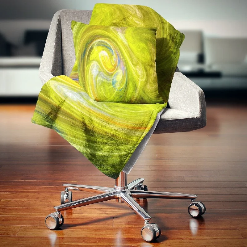 Wool blankets with natural warmth and insulationDesignart 'Yellow Fractal Abstract Illustration' Abstract Throw Blanket Wool blankets with natural warmth and insulationDesignart 'Yellow Fractal Abstract Illustration' Abstract Throw Blanket