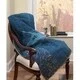 Rayon from bamboo blankets for a silky and breathable feelDonna Sharp Denim Square Throw Rayon from bamboo blankets for a silky and breathable feelDonna Sharp Denim Square Throw