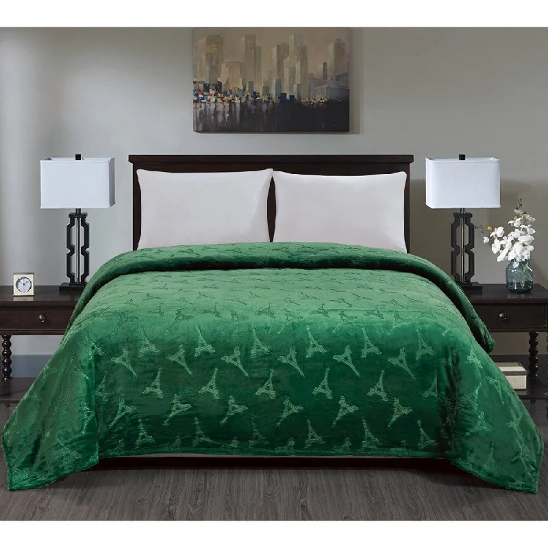 Microfiber blankets that are durable and easy to care forEiffel Tower Blanket Queen Green Microfiber blankets that are durable and easy to care forEiffel Tower Blanket Queen Green