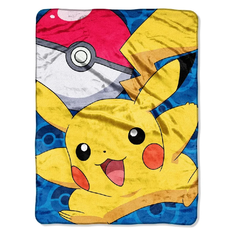 Cotton blankets for breathability and a lightweight feelENT 059 Pokemon Go Pikachu Blanket Cotton blankets for breathability and a lightweight feelENT 059 Pokemon Go Pikachu Blanket