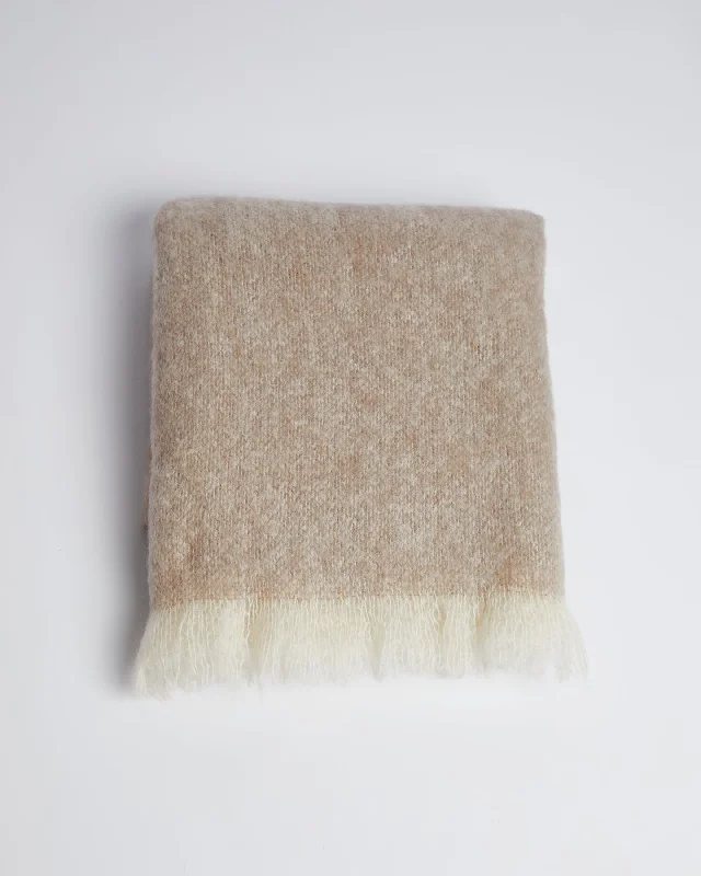 Wool blankets with natural warmth and insulationFoxford Errigal Mohair Throw
