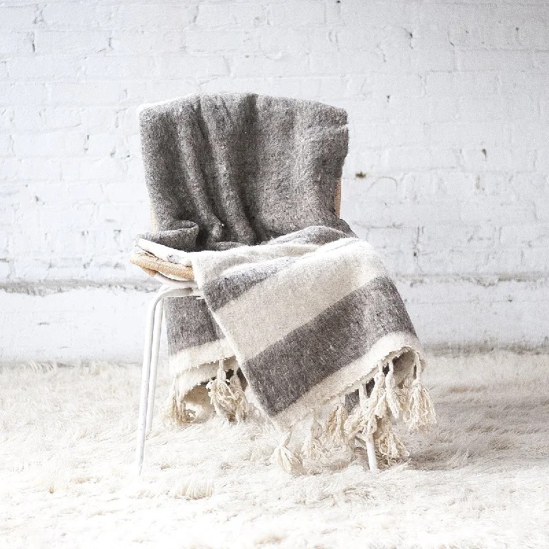Fleece blankets for a cozy and plush textureESPEJO WOOL BLANKET
