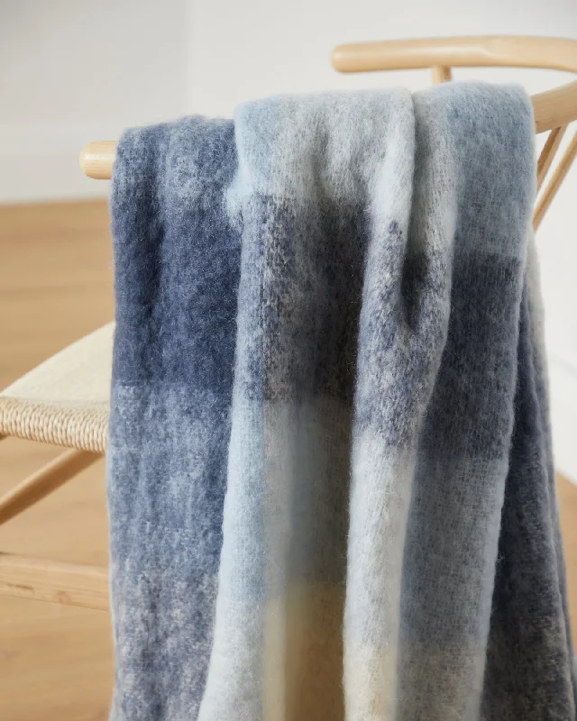 Mohair blankets with a unique sheen and softnessFoxford Annagh Mohair Throw